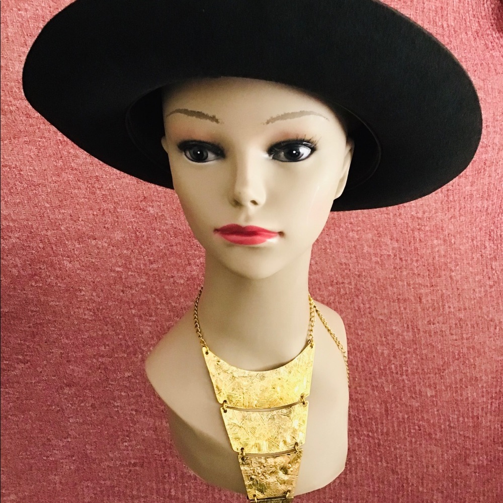 Stacy Adams Brown Fedora Hat Wool Felt Water Repellent Brand New